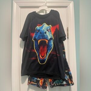 The Children’s Place Boys Dinosaur Print Pajamas Size XL/TG 14